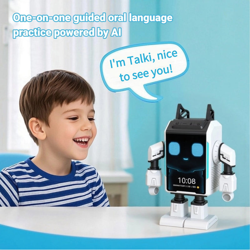 TalkiCardo – AI Learning Robot for Kids | Smart Interactive Education Companion