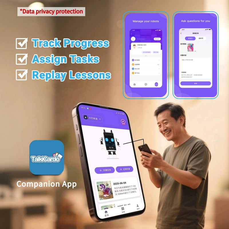 TalkiCardo – Perfect Christmas Gift for Kids | Smart Learning Robot