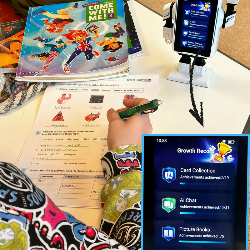 TalkiCardo AI Learning Robot – The Best Christmas Gift for Kids