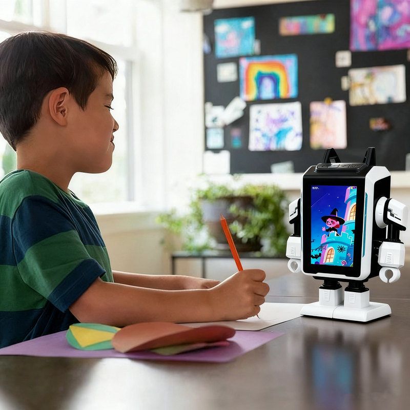 TalkiCardo AI Learning Robot – The Best Christmas Gift for Kids